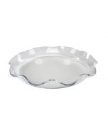 Clear 13" dia Fluted Tray