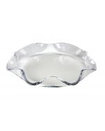 Clear 16.5" dia Fluted Tray
