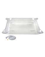 Small Clear Tray with Bottom Drain (30" x 30")