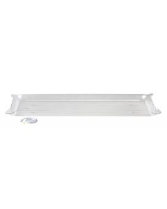 Large Clear Tray with Bottom Drain (67.375" x 23.75")
